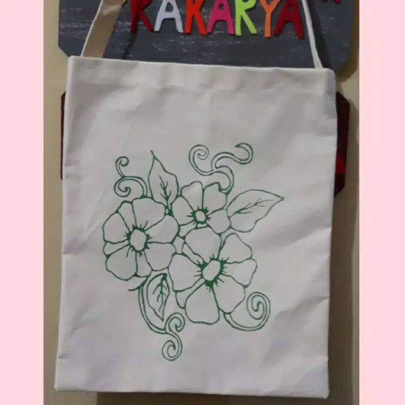 Tas Kanvas lukis paket mewarnai