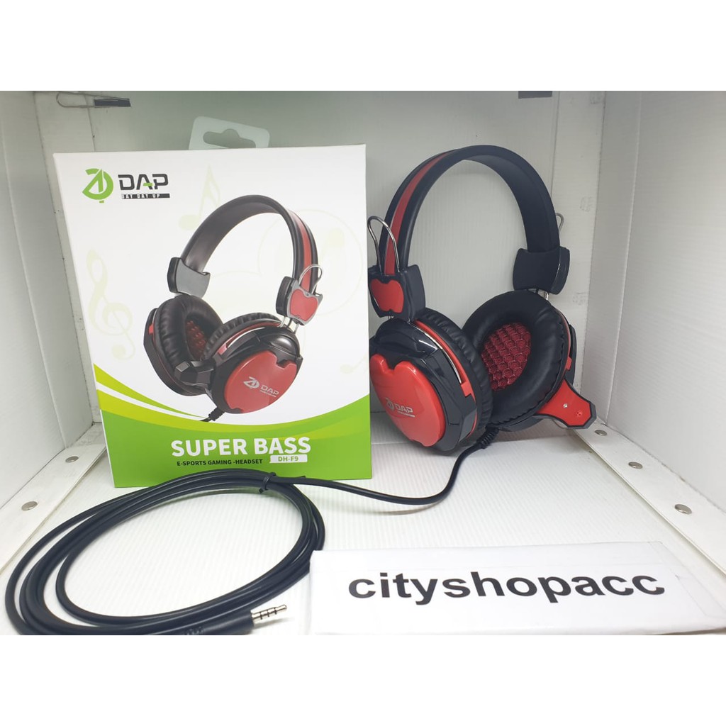 DAP DH-F9 Headset Gaming E-Sport Super Bass Original DAP