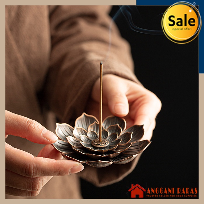 Tempat Dupa Gaharu Dupa Arab Tempat Bakar Dupa Lidi Model Bunga Lotus Canang Bali