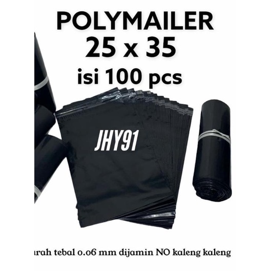 

plastik polymailer 25x35 100 pcs / kantong packing olshop
