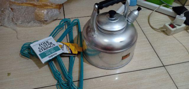 Ketel Bunyi Water Kettle Super Sonic 24cm 6 Liter Natural - Halco