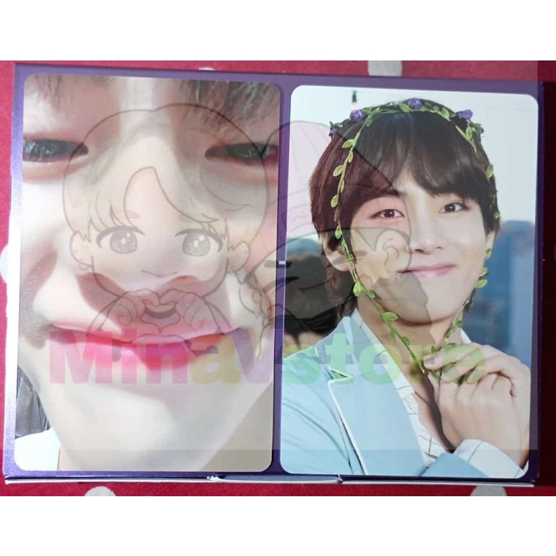 Pc Photocard V Kim Taehyung Tae zoom Tae daun Dicon 101 Official