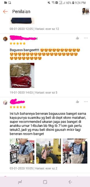 CELANA CHINO ANAK / CELANA ANAK/CHINO PANJANG 1-6 TAHUN