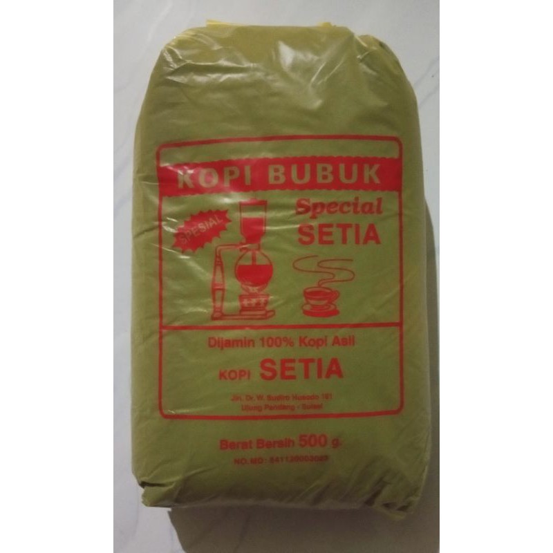 

KOPI SETIA SPECIAL MIX ARABICA & ROBUSTA 500gram