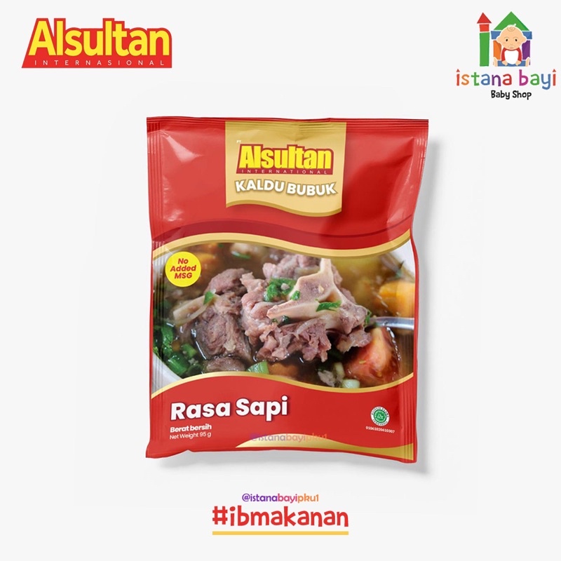 Kaldu Alsultan Non MSG - kaldu Makanan Mpasi bayi/Kaldu anak non MSG