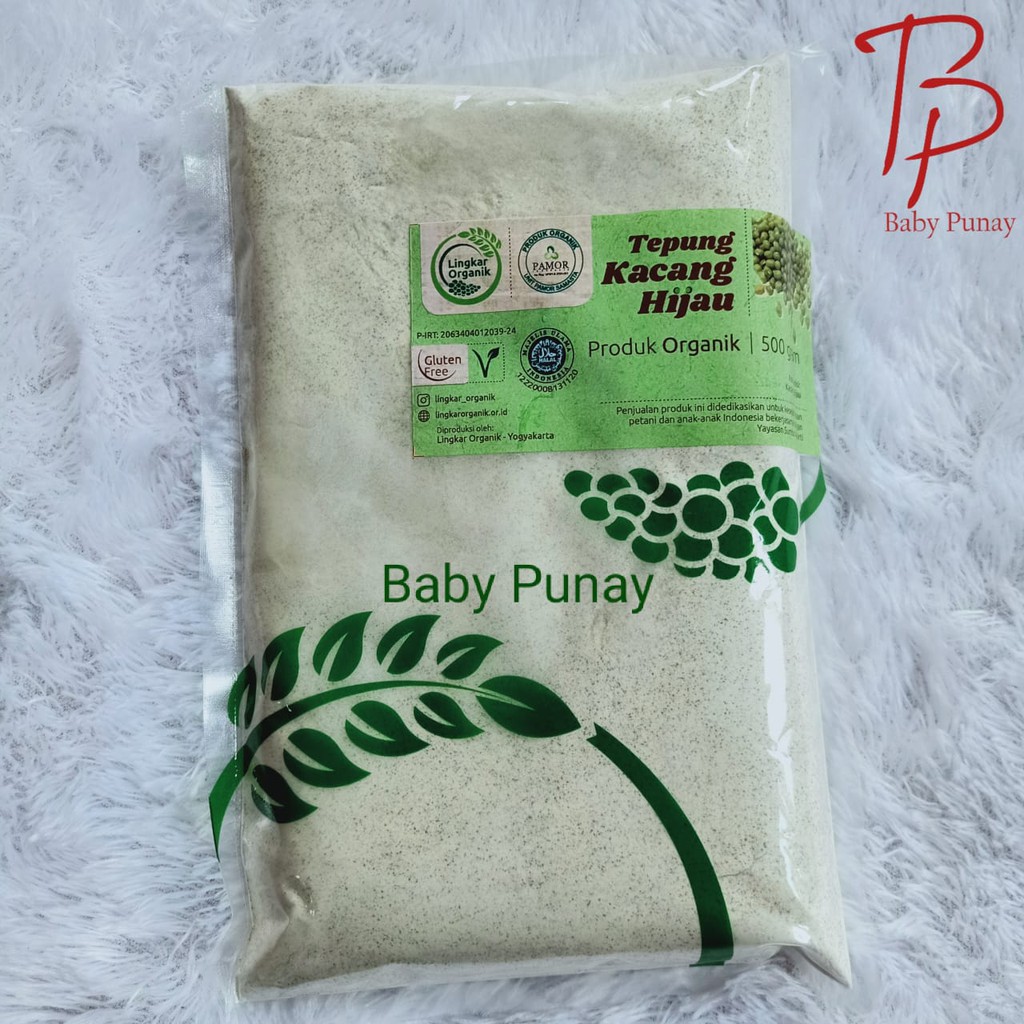 Tepung Organik 500gr MPASI Bayi Bebas Gluten  Beras Merah Kacang Merah  Ubi Ungu Lingkar Organik | Tepung Mpasi Organik | Bubur Bayi | Makanan Bayi