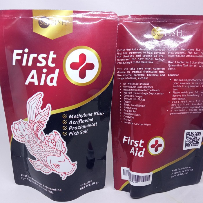 First Aid Plus - Mineral Tablet Plus - Tablet Karantina SG Fish