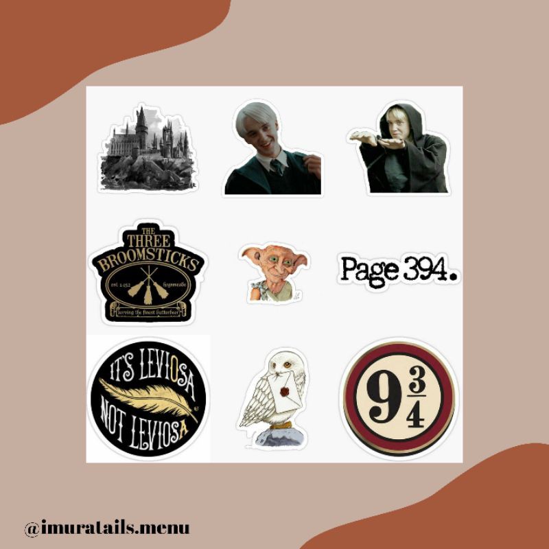 54pcs Sticker Tumblr Draco Malfoy