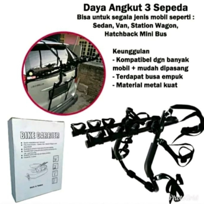 BIKE CARRIER 3 SEPEDA TAIWAN