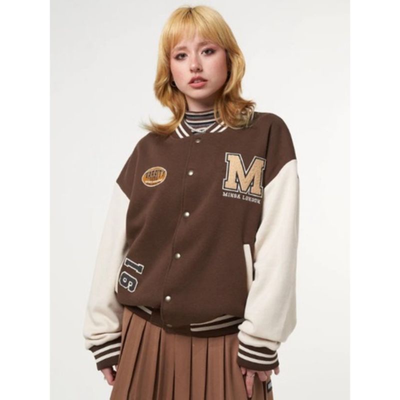 M mibga london outerwear jscket baseball korean style