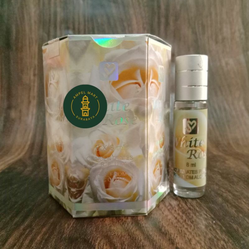 Parfum White Rose Satu Box isi 6 Pcs - Supermade