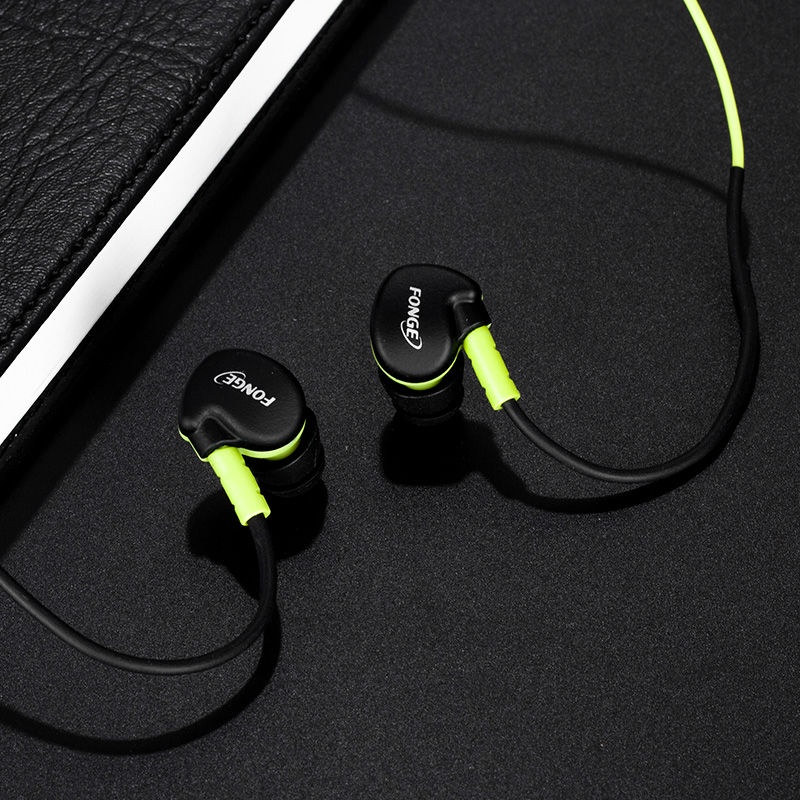 Earphone Sport Stereo Bass Waterproof with Microphone
