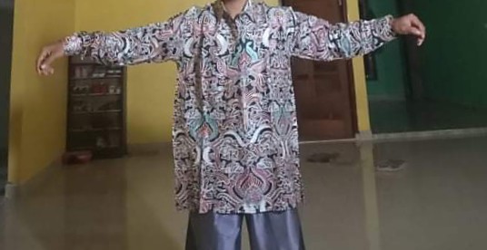 Ready 10 Warna !!! Shopashop Solo Batik Couple Havana Brukat Corneli Tunik Set