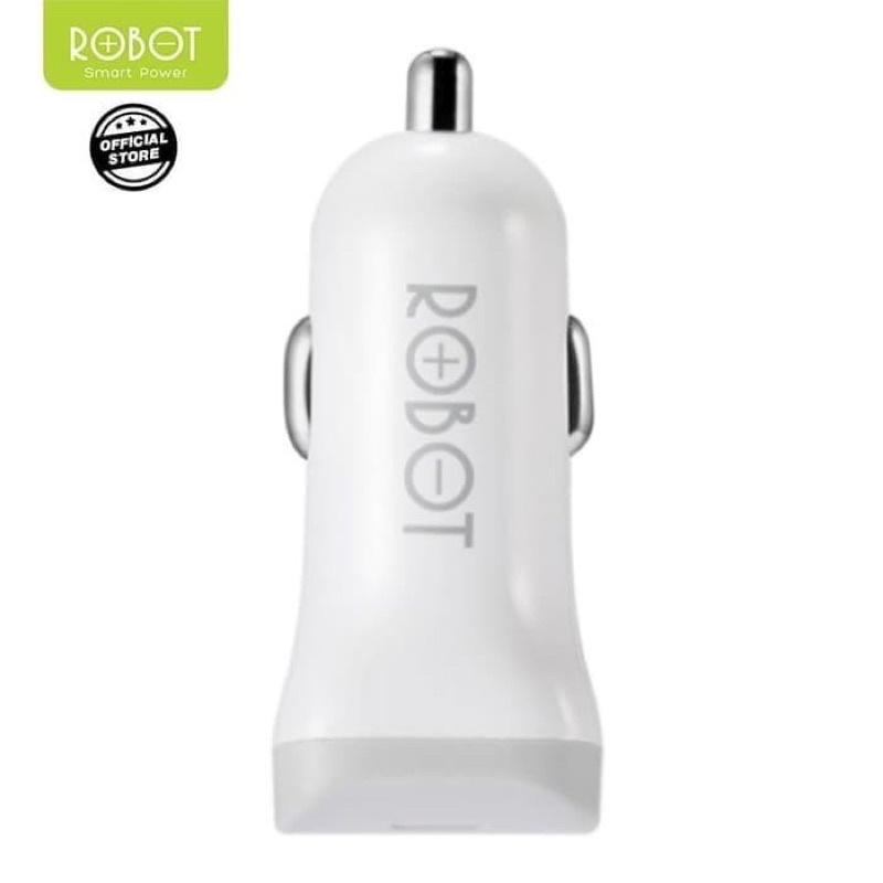 RT-C06 Robot Saver Car Charger Mobil 2 USB Fast Charger RT C06