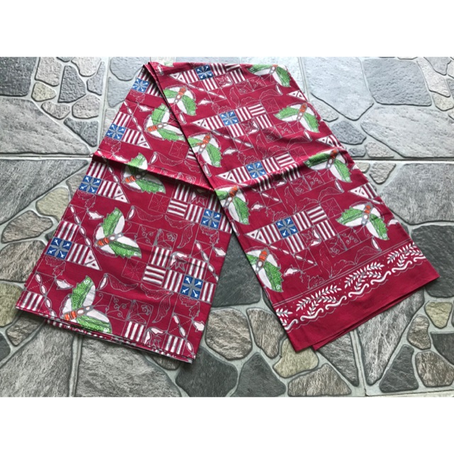 Batik cap kombinasi canting