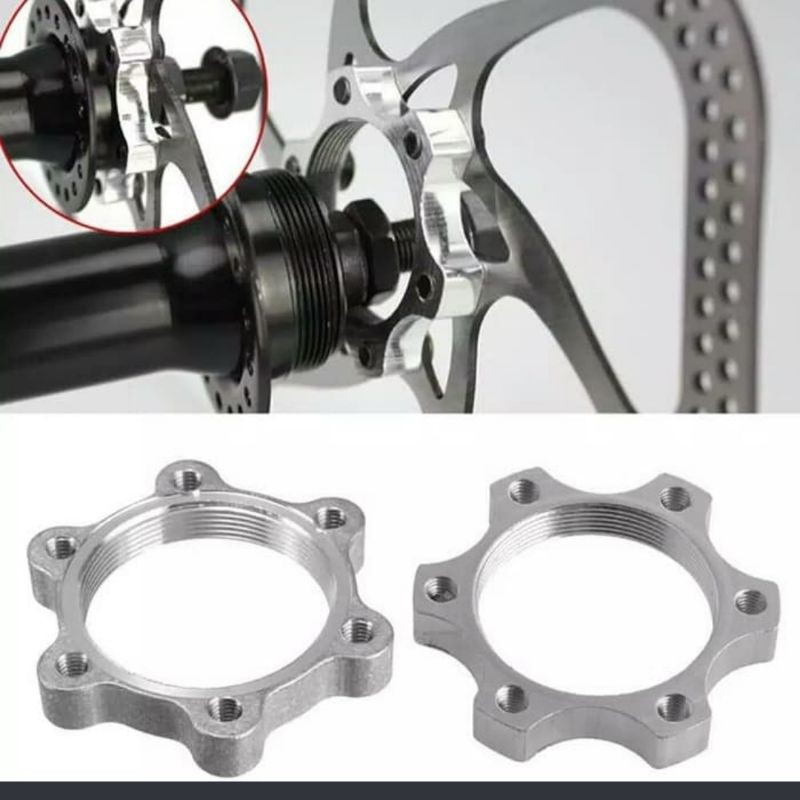 Adaptor sambungan piringan rem cakram diskbrake sepeda MTB lipat mini