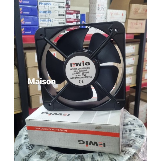 Blower kipas pendingin panel Ewig 20cm 8inch