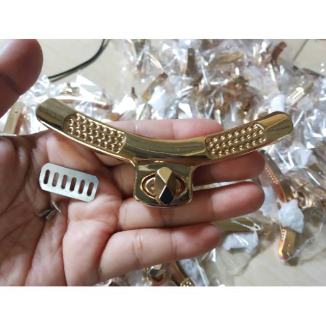 12 pcs Kunci tas, Behel kunci putar, Aksesoris tas