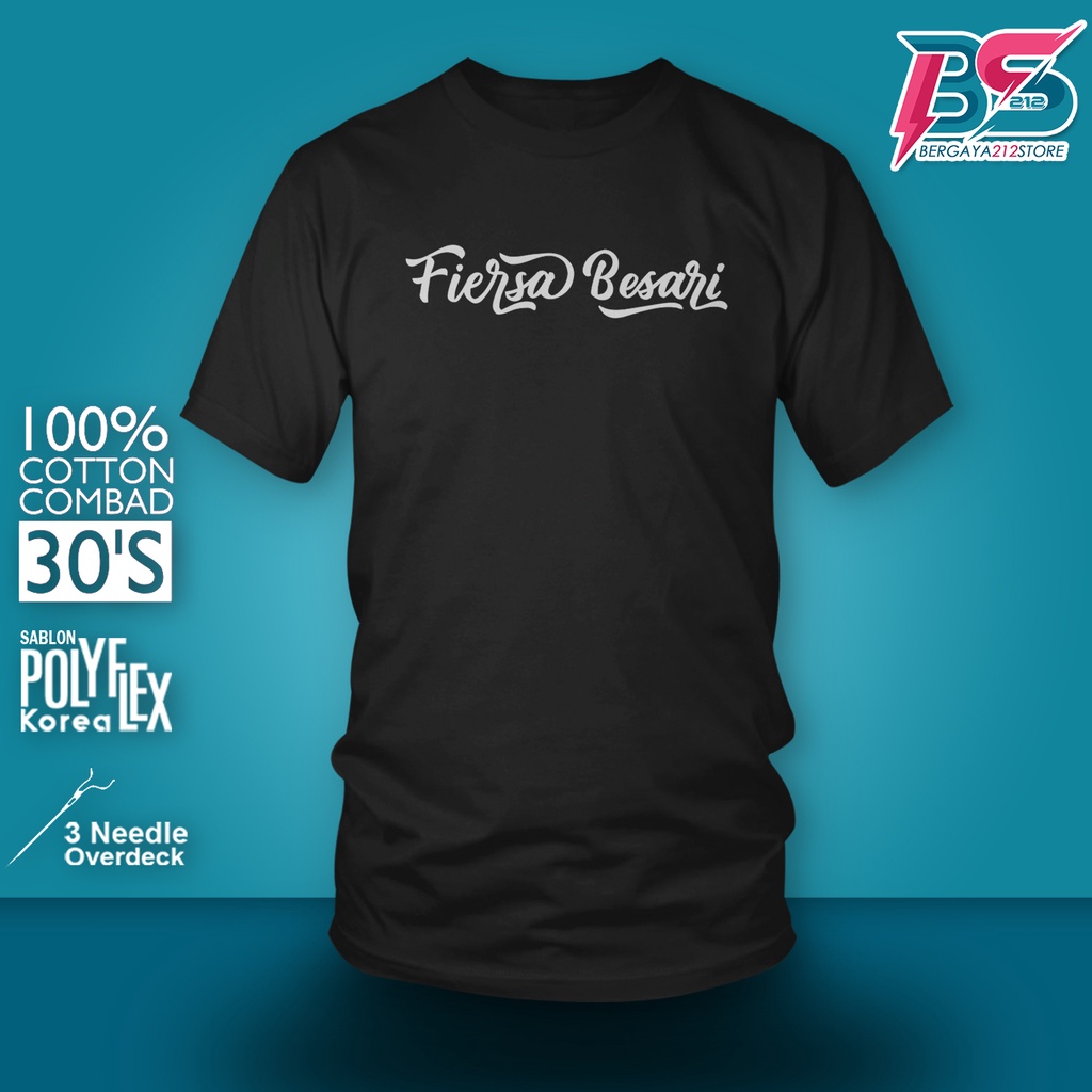 Baju Kaos Distro Fiersa Besari Cotton Combed / Kaos Unisex T SHIRT Musikus Content Creator
