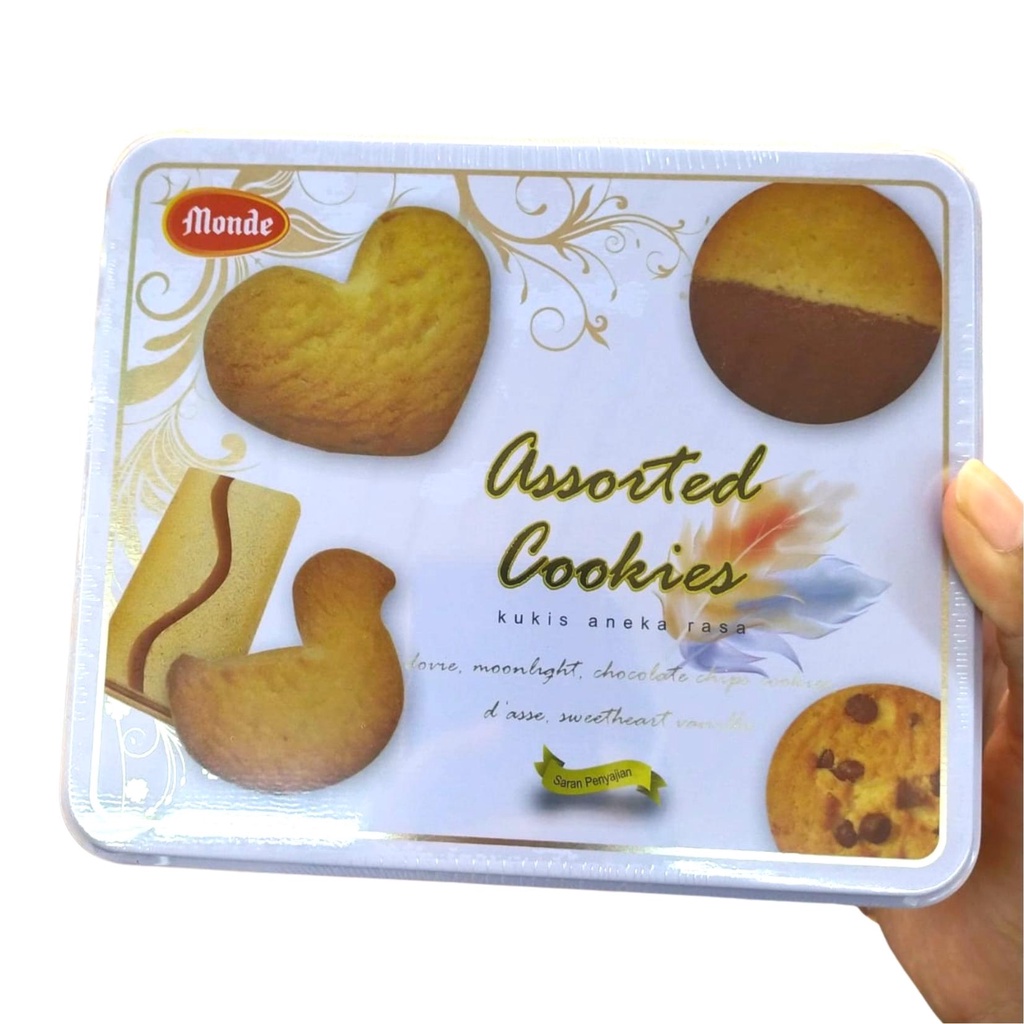 

Monde Assorted Cookies 320gr Biskuit Kaleng Aneka Rasa