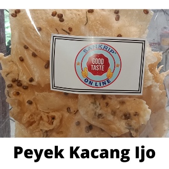 

Sankrip Rempeyek Peyek Kacang Ijo Hijau Daun Jeruk 250gr