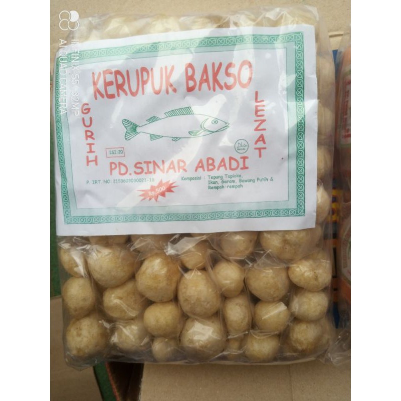 kerupuk bakso isi 20