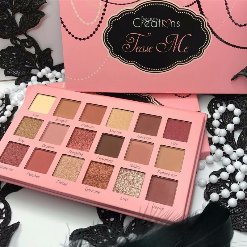 Beauty Tease Me Eyeshadow Warna Lengkap 1 Set 18 Warna Waterproof Tahan Lama