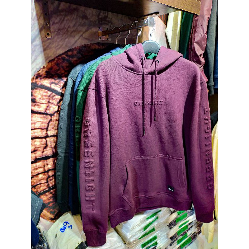 JAKET HOODIE POLOS GREENLIGHT ORIGINAL JAKET POLOS ARIEL NOAH LENGAN TIMBUL 3D