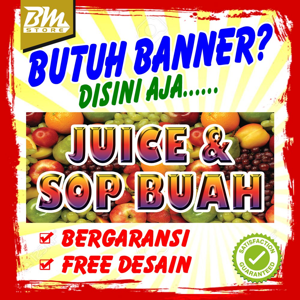 Desain Spanduk Toko Buah gambar contoh banners