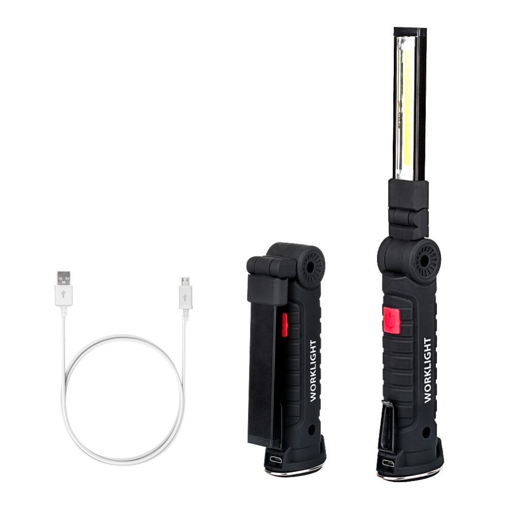 *COD* SENTER LED COB MAGNET PORTABLE - senter camping 2000 Lumens 5 mode