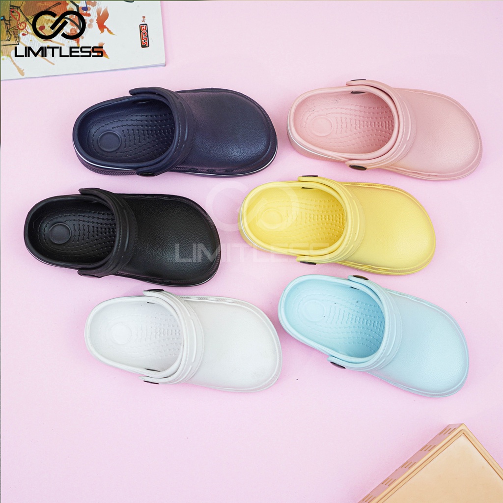 Sendal Slop Anak Perempuan Model Bakpao Stylish Sandal Baim Anak Unisex Lucu Comfortable Kekinian Terbaru