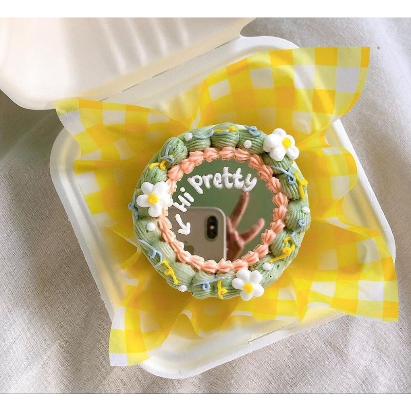 

Mirror Cake /Mirror Bento Cake / Selfie Cake Bento