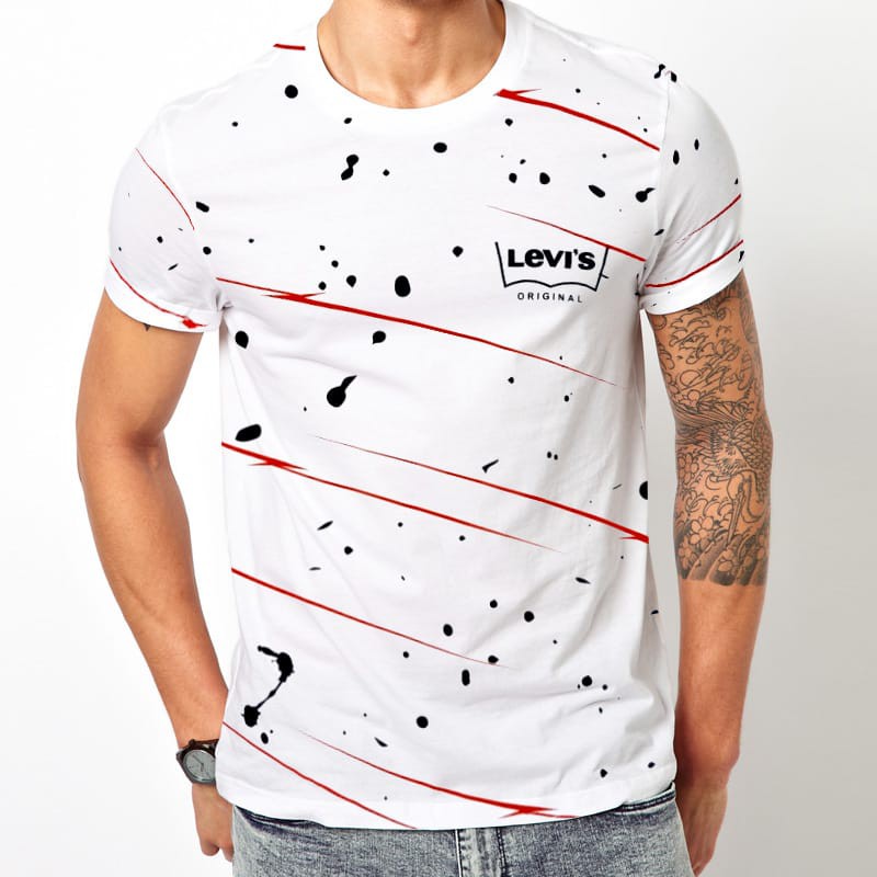 BISA COD / ALIPIO781 - OBLONG LEVIS CK16 / fashion pria / kaos pendek pria / terbaru