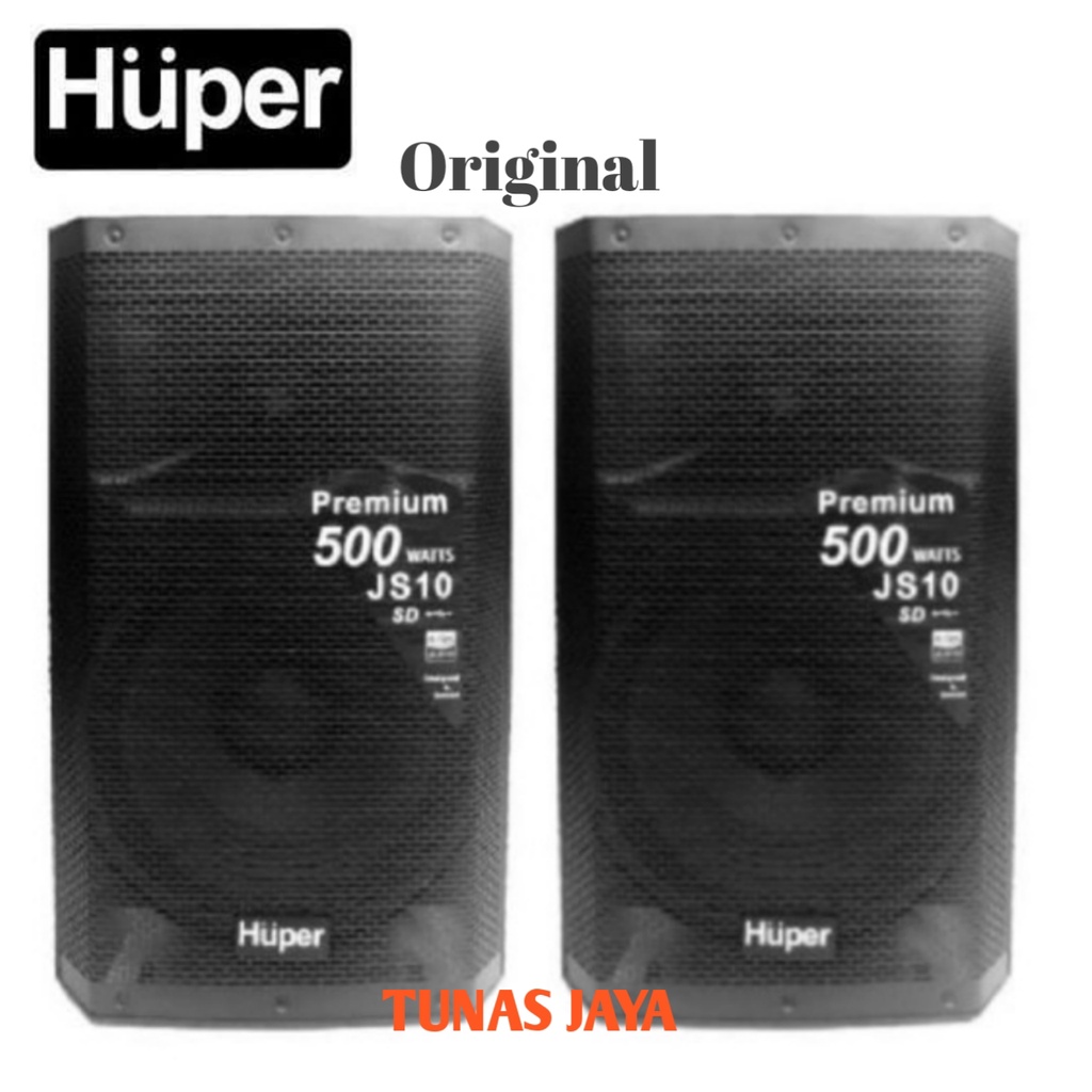 SPEAKER AKTIF HUPER JS10 SPEAKER AKTIF HUPER 15INCH JS10SET ORIGINAL BISA BLUETOOTH