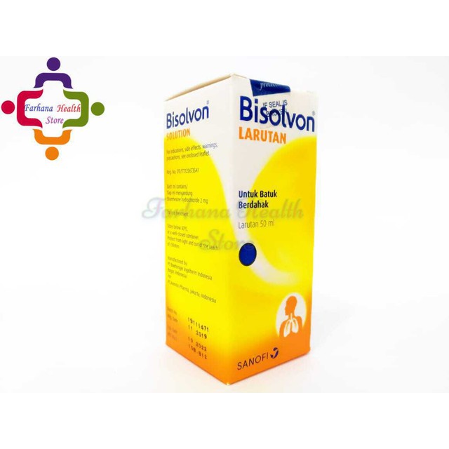 Original Bisolvon Solution 50 ml / Batuk Dahak Paten / Untuk Nebulizer Atau Uap