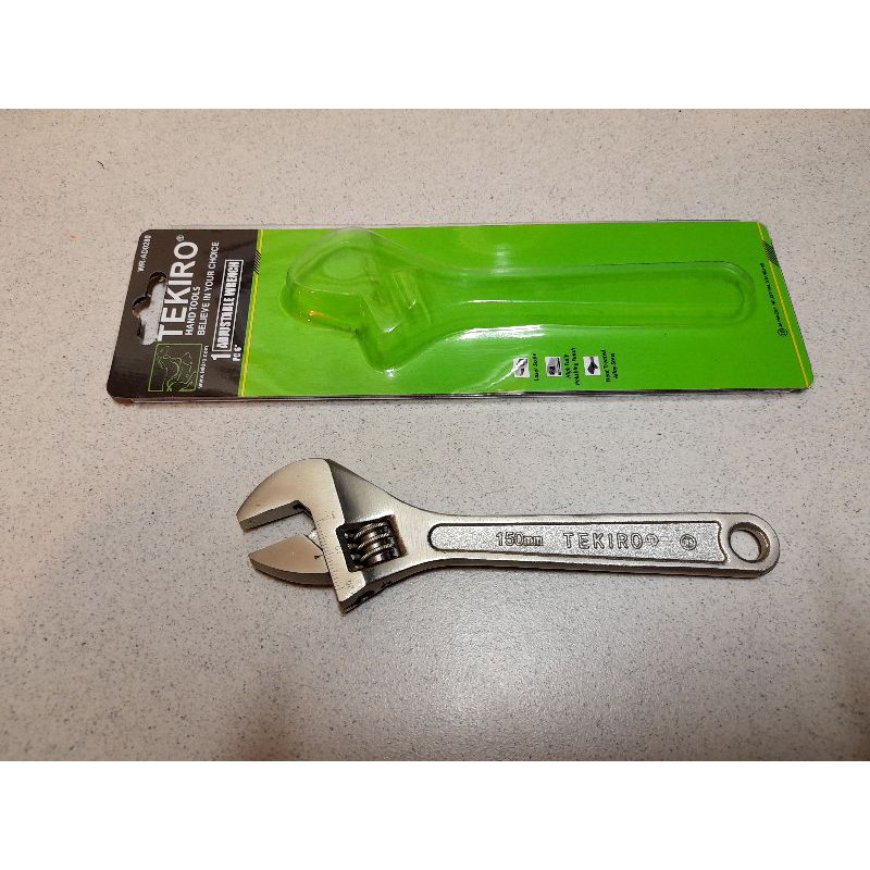 Kunci Inggris 6 8 10 12 inch Tekiro / Adjustable Wrench (chrome)