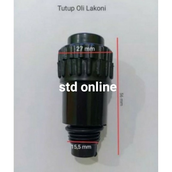 Tutup oli kompresor Lakoni Cap oli kompresor lakoni portable