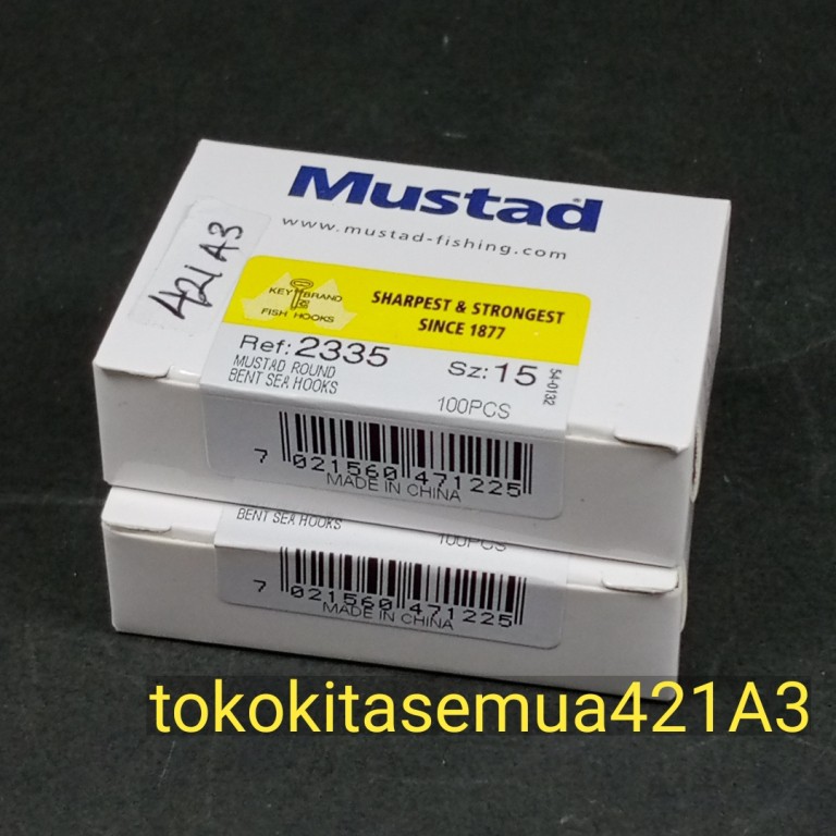 Mata Kail Pancing Cap Kunci Kecil Nomor 15 harga 10 kail spek ID0421A3
