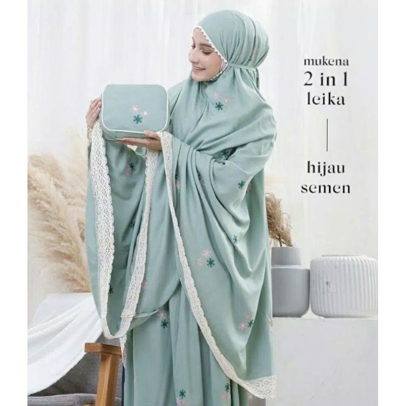 MUKENA SAFAR 2 lN 1 RAYON PREMIUM