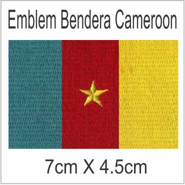 Cameroon Emblem Bordir Badge