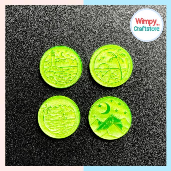 

Stempel Clay Like Wax Seal Stamp Cetakan Clay Fondant Kue Anting wimp11 Diminati Banget