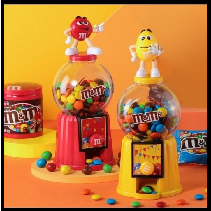 

New Arrival M&M Milk Chocolate Machine Candy Dispenser Terbaru
