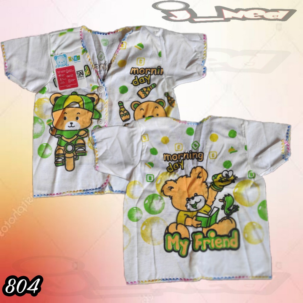 J804 Baju Kaos Baby NITA QURNITA YT 02 Lengan Pendek  Lengan Panjang Tanpa lengan