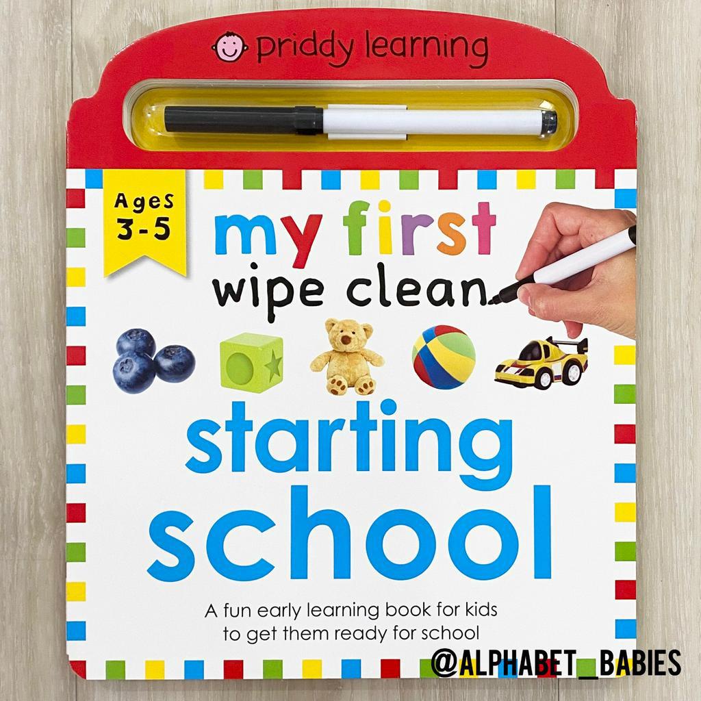 Priddy Wipe Clean - My First Wipe Clean Starting School (Ages 3-5)