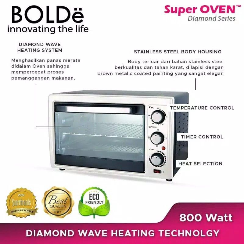 Oven Bolde Super Oven Diamond Series 22L