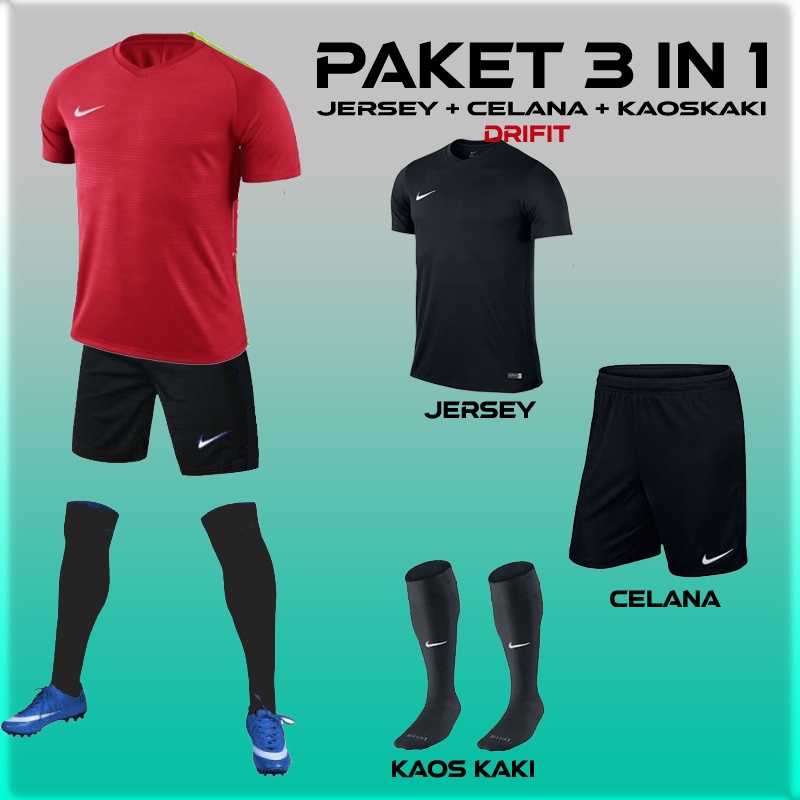 GRATIS ONGKIR BISA COD Stelan Olah raga Futsal / Jersey Bola / Stelan Futsal Paketan + celana olah raga bola futsal + Kaos kaki / setelan jersey olah raga bola futsal / setelan kaos olahraga / KAOS T-SHIRT RUNNING BAJU OLAHRAGA FUTSAL GYM FITNESS DRIFIT