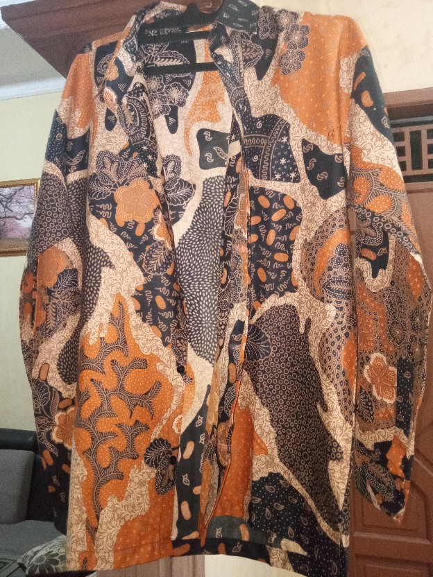 Maura Couple - Sania Ruffle Batik Couple | Batik Couple Modern | Gamis | Batik Couple Gamis