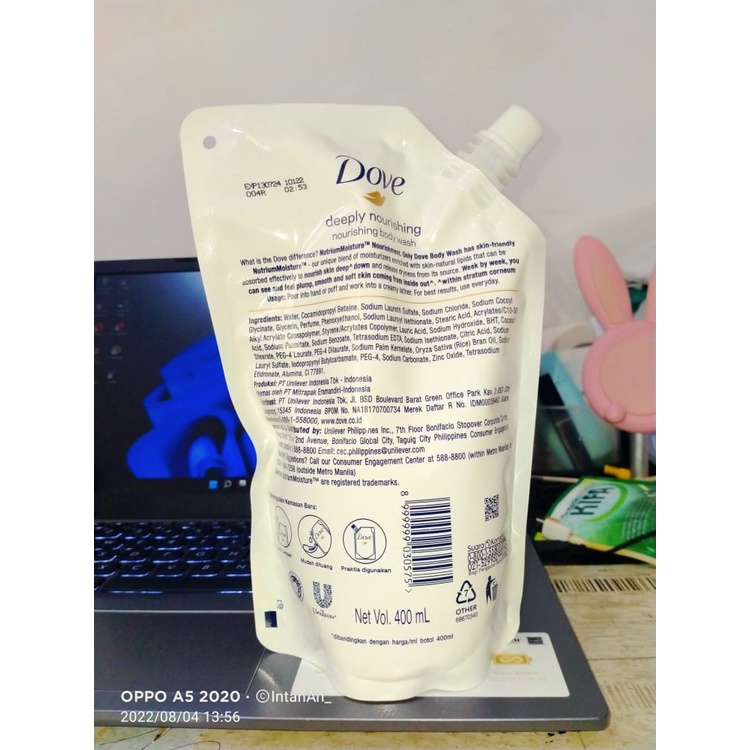 Dove Body Wash 400ml