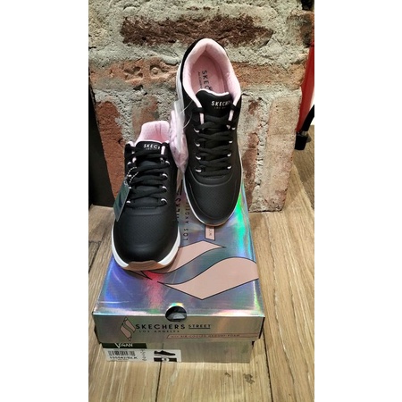 SEPATU WANITA SKECHERS SN155542 UNO 2-2ND BEST SKECHERS STREET LOS ANGELES WITH AIR -COOLED MEMORY F