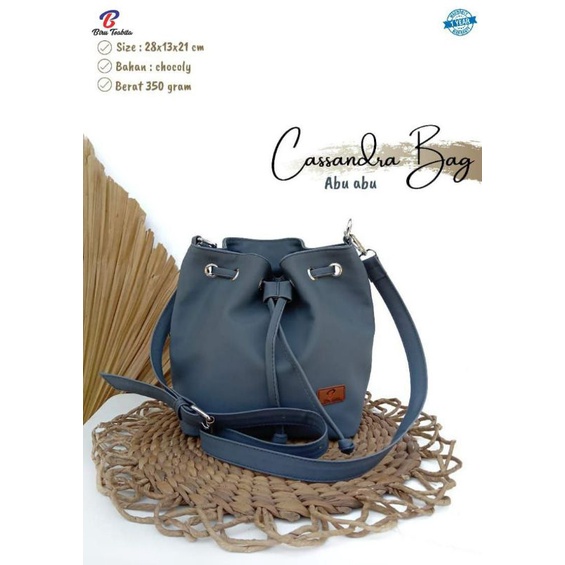 READY TAS CASSANDRA SLINGBAG SERUT BY BIRU TSABITA ANTI AIR CHOCOLY